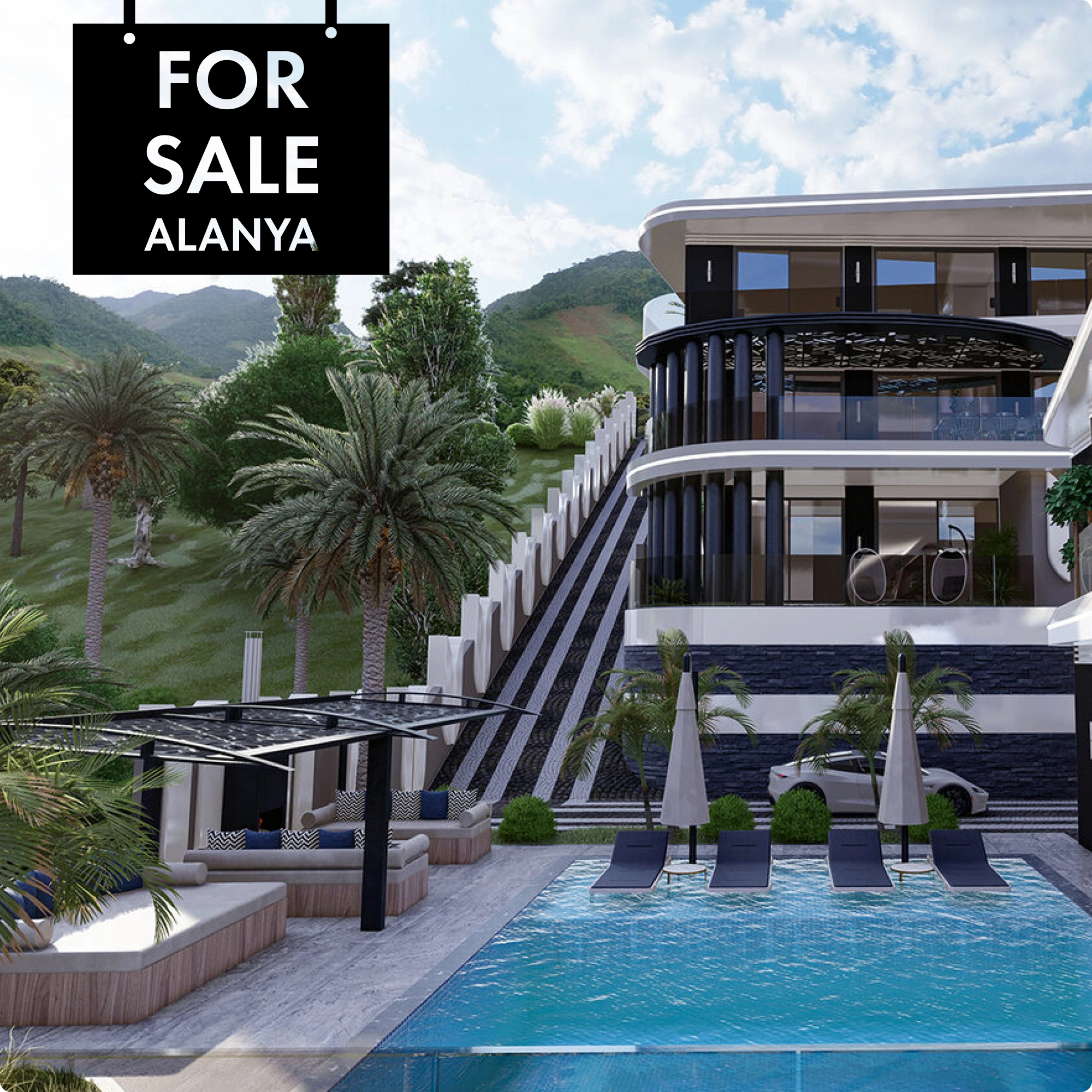 Лэндинг агентства недвижимости NSM Real Estate, Алания