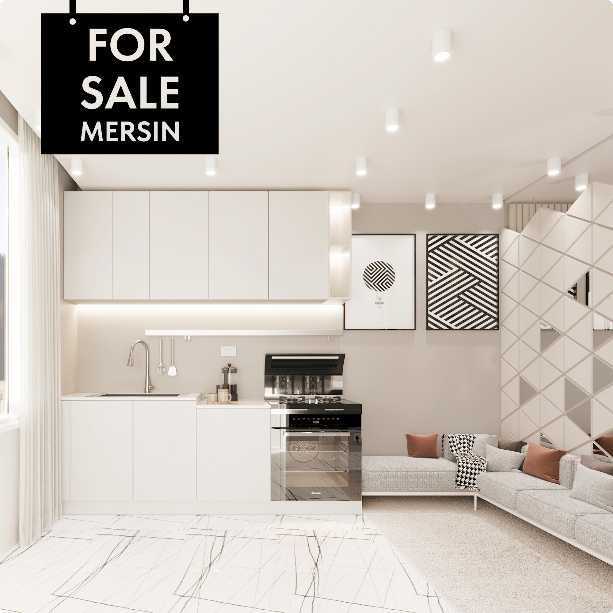 Лэндинг агентства недвижимости NSM Real Estate, Мерсин